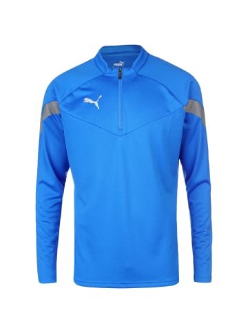 Puma Trainingspullover TeamFinal Training 1/4 Zip Top in blau / silber