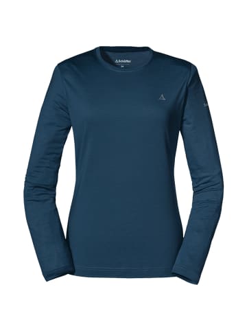 Schöffel Langarmshirt Laubbichel in dunkelblau