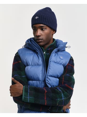 Gant Shield Beanie aus Wolle in Marine