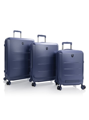Heys EZ Fashion 4 Rollen Kofferset 3-teilig mit Dehnfalte in navy
