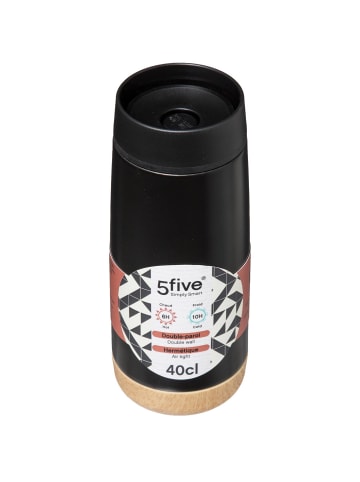 5five Simply Smart Thermobecher in schwarz