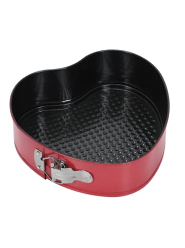 La Cucina Backform in Herzform in Rot, (B) 21 x (H) 7 x (L) 21 cm