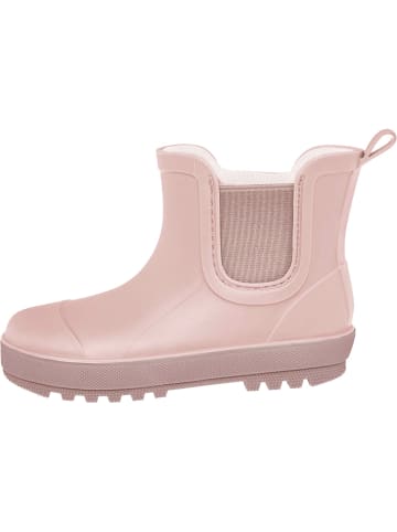Playshoes Regenstiefel Halbschaft uni in rosa