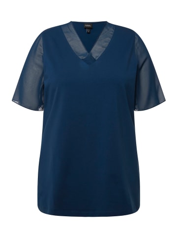 Ulla Popken Shirt in stahlblau