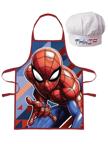 Kids Licensing Spiderman Kochset Schürze Mütze Spider-Man Chefkoch 3 Jahre