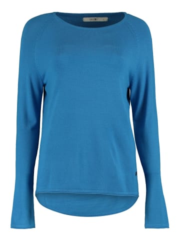Hailys Dünner Pullover Rundhals Langarm Basic Shirt Ma44rin in Blau