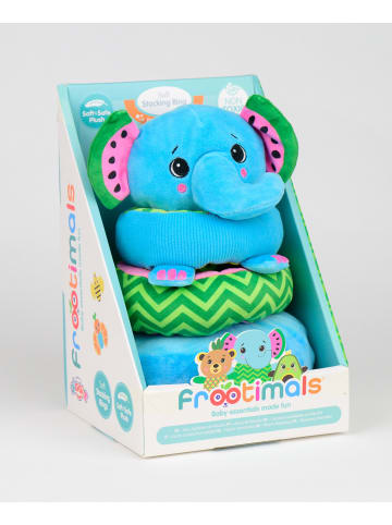 Kids Licesing Stapelturm Baby Plüsch Elefant in Blau