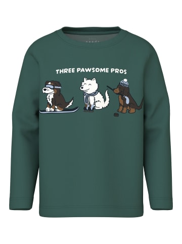name it Langarmshirt NMMVUX 2P LS TOP in bistro green