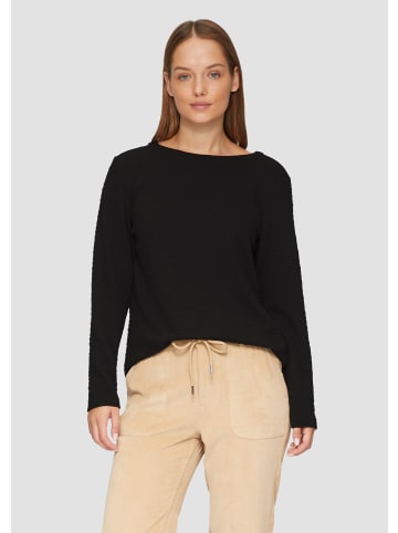 s.Oliver Sweatshirt langarm in Schwarz