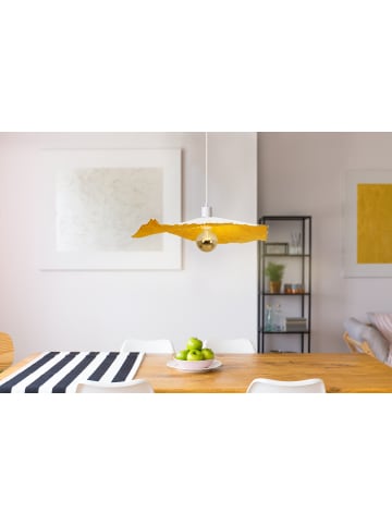 näve Pendelleuchte "CRAZY PAPER" in weiß - (L)56 cm x (B)56 cm x (H)80 cm