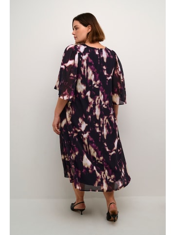 KAFFE curve Kleid KCnour in Purple Blurry Graphics