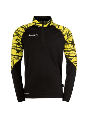 uhlsport  1/4 ZIP TOP GOAL 25 1/4 ZIP TOP Kids in schwarz/limonengelb