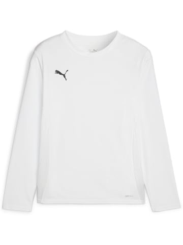 Puma Sportshirt "TeamGoal Longsleeve Jersey Jr" in Weiß