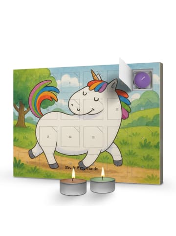Mr. & Mrs. Panda adventskalender mit kerzen Einhorn Stolzieren D... in Weiß
