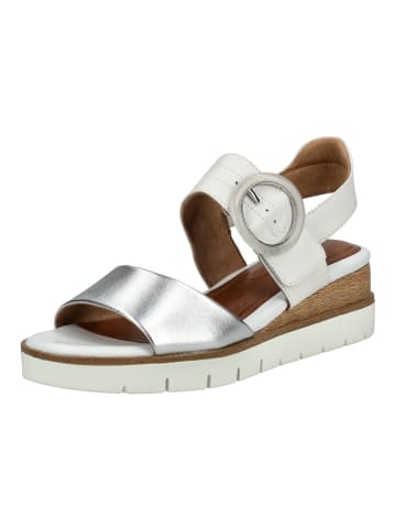 Tamaris Sandalen in Weiß/Silber