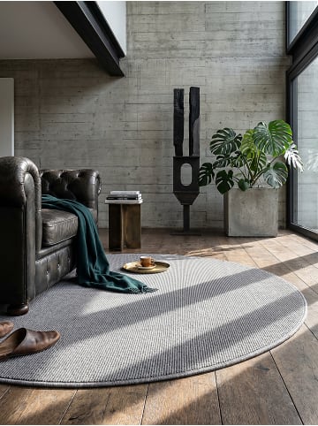 KADIMA DESIGN Teppich Kurzflor Uni pflegeleicht Wohnzimmer Schlafzimmer Flur in Grau