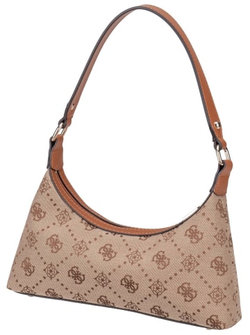Guess Handtasche Neda Top Zip SHB 54170 Logo in Latte