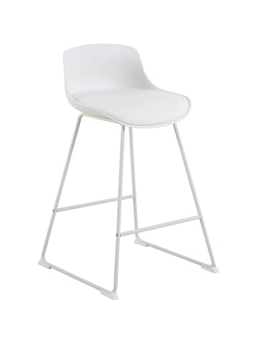 ebuy24 Barhocker Tina Weiß 2er Set