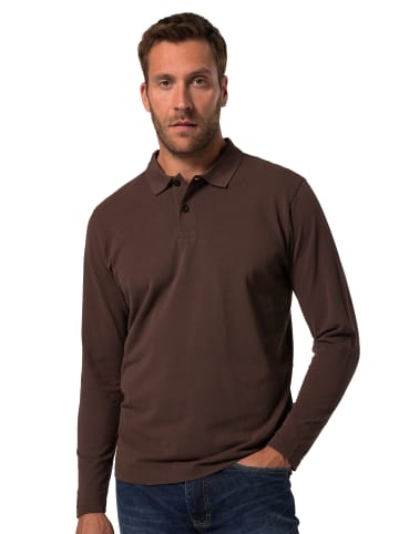 JP1880 Poloshirt in mahagonibraun