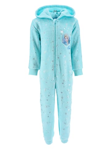 Disney Frozen Schlafanzug Overall Elsa Jumpsuit in Blau