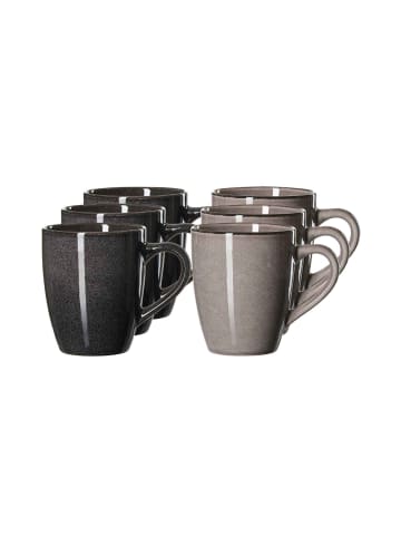 Ritzenhoff & Breker 6er Set Henkelbecher Amalfi 350 ml in Grau