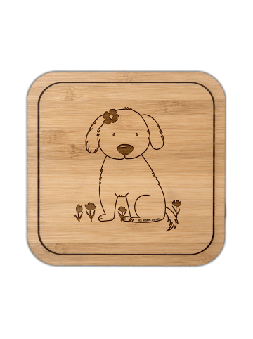 Mr. & Mrs. Panda Bierdeckel Hund Dame ohne Spruch in Transparent