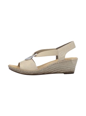 rieker Alula-Ledersandale Beige