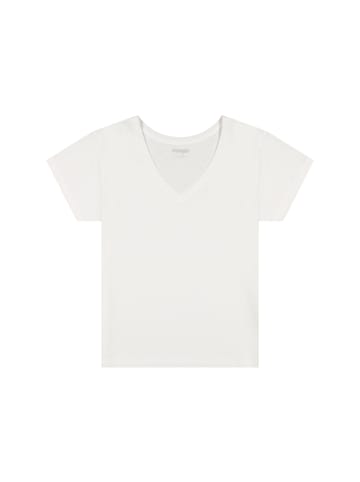 Wrangler T-Shirt Easy V Neck in Bright White