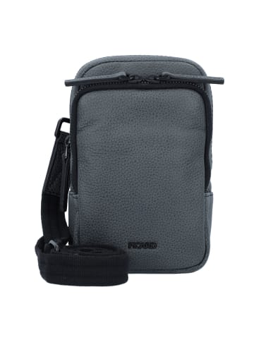 PICARD Casual Umhängetasche Leder 11 cm in schwarz