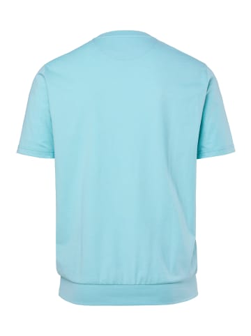 Men Plus Kurzarm T-Shirt in helles türkis