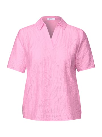 Cecil 'Blusenshirt mit Struktur' Rosa