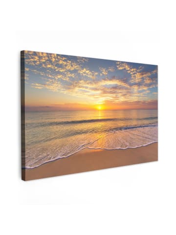 MuchoWow Leinwand bilder Sonnenuntergang Meer (BxH)