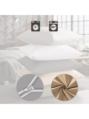 Erwin Müller Perkal Kissenbezug Günzburg in beige