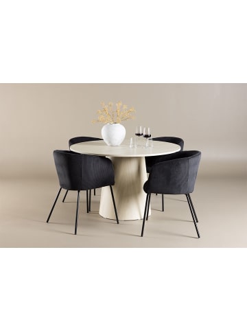 ebuy24 Essgruppe Lanzo Whitewash 120 x 120 cm