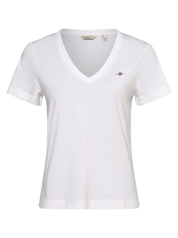 Gant T-Shirt in weiß