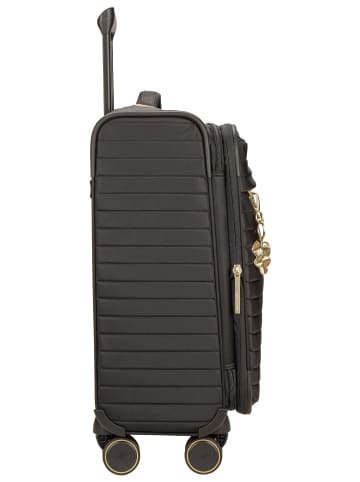 travelite Trolley Barbara Stepp 4W Trolley S Exp in Black