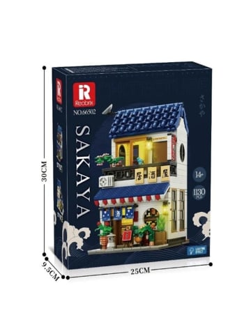 Reobrix 66502 Izakaya Klemmbaustein Set 1130 Teile