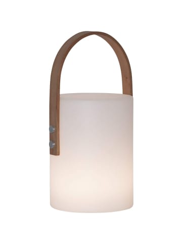 STAR Trading Batterie Tischleuchte Lucie in Weiß,Braun