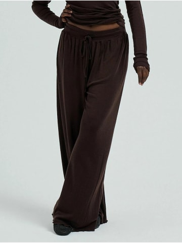 Seamless Basic Hosen Woolen Barbera in Dark Brown
