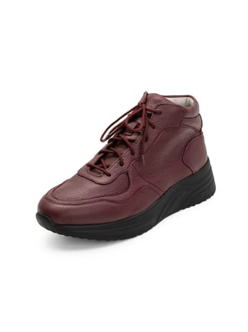 VITAFORM Hirschleder Stiefeletten in aubergine