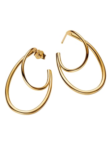 Pandora Damen-Ohrringe Creolen Goldfarben