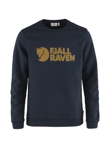 FJÄLLRÄVEN Pullover Fjällräven Logo Sweater in Marine