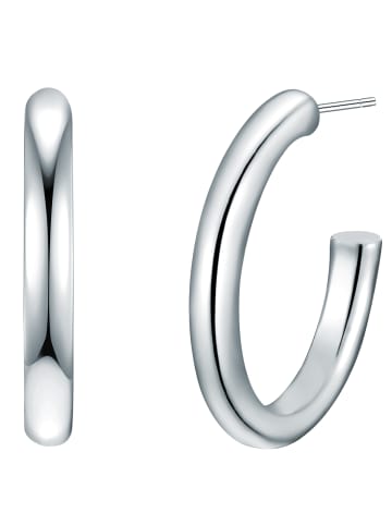 Yokoamii Creolen aus Metall-Legierung in silber