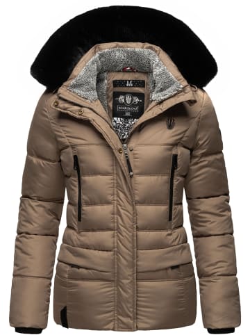 Marikoo Winterjacke Loveleen in Taupe