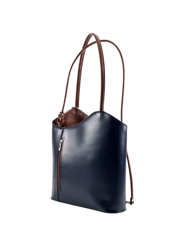 Kmisso Rucksack in Blu Marrone - Braun