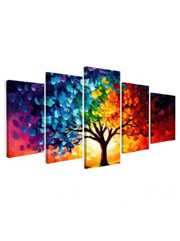 OnlyWow Leinwandbild 5er Set