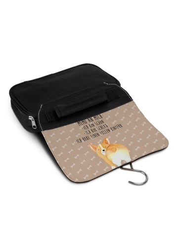 Mr. & Mrs. Panda Schminktasche Corgi Po mit Spruch in Hundeglück