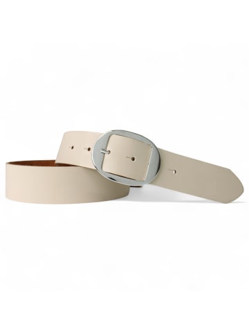 FRONHOFER Ledergürtel in Creme