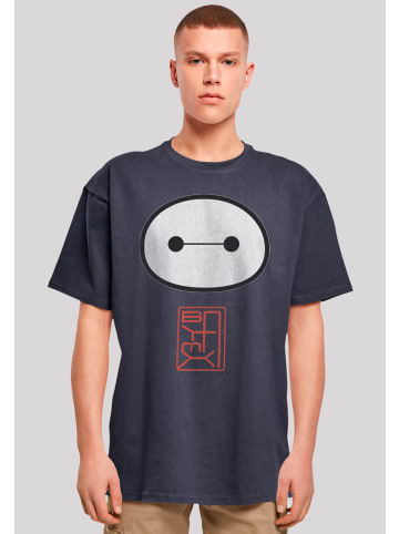 F4NT4STIC Heavy Oversize T-Shirt Big Hero 6 Baymax in marineblau