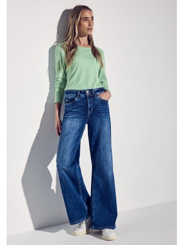 Street One 'Shirt mit Rippstruktur' Grün